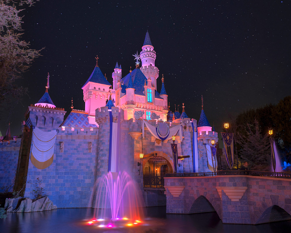 Sleeping Beauty Castle 100 Year Celebration 1 - Disneyland Canvas