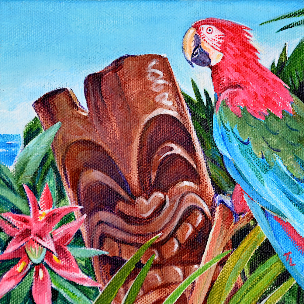 Terry Luc Art - Relic2 - Hawaiian Tiki