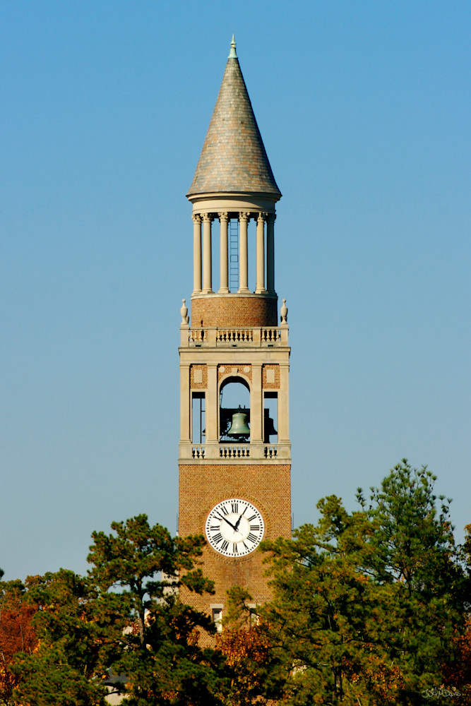 UNC Chapel Hill Art - Bell Tower Photograph