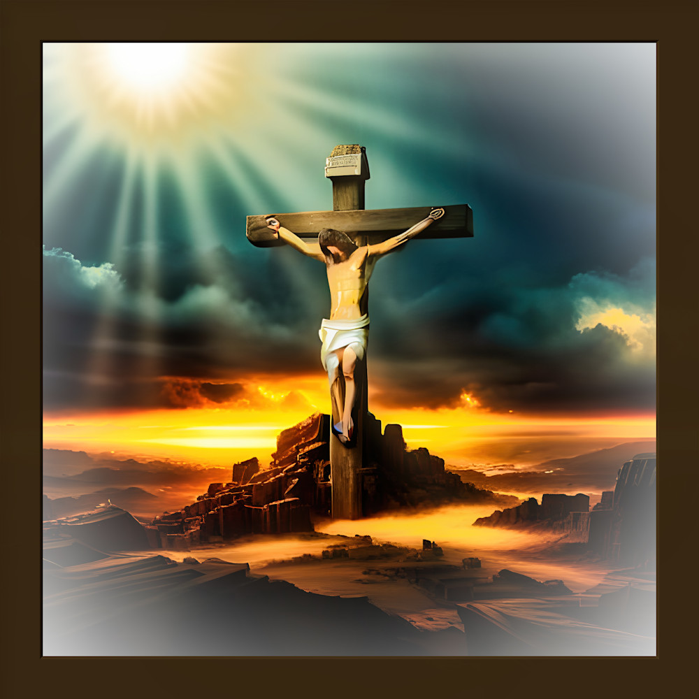 Jesus Crucifixion  Photography Art | JPG Image Studio
