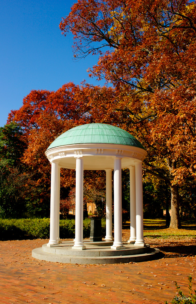 UNC Chapel Hill Art - Autumn Old Well Photograph
