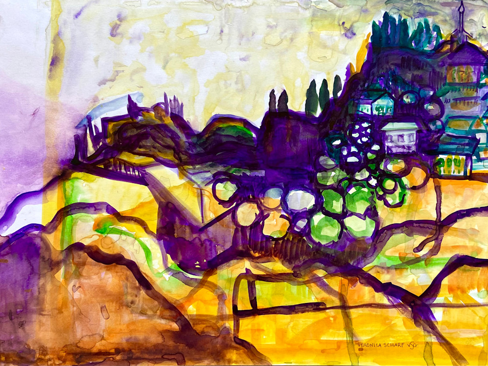 Purple Haze Art | Veronica Scharf Garcia Art
