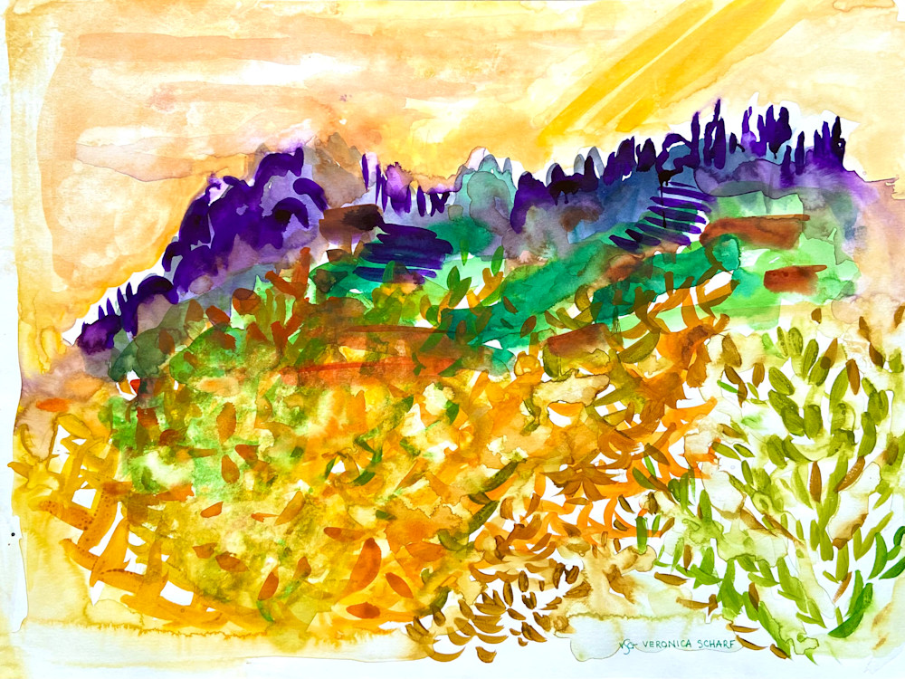 Sunset Vista Art | Veronica Scharf Garcia Art