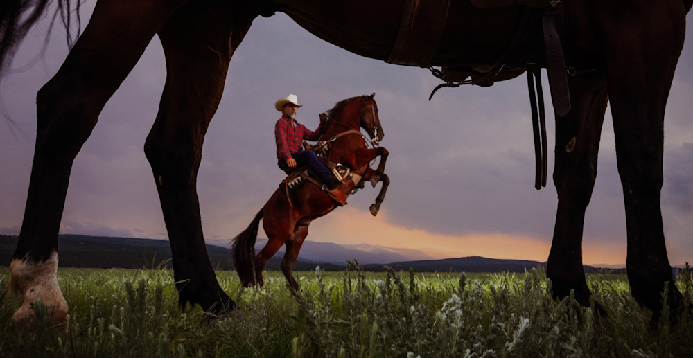 Josh On Horseback Photography Art | Kathryn Brolin Photographer