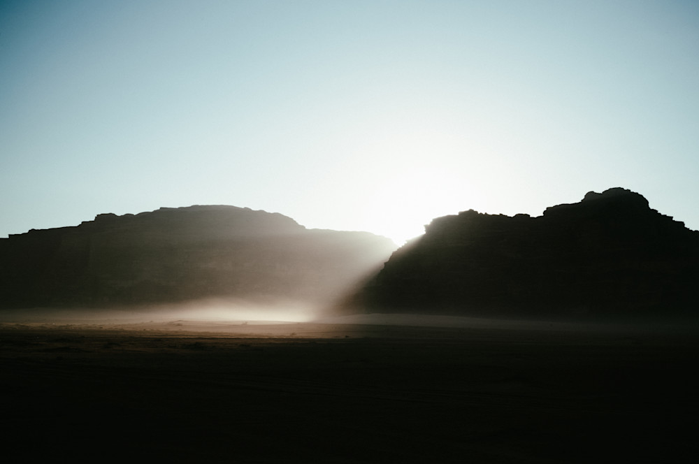 Pouring Light In Fog Photography Art | Kathryn Brolin Photographer