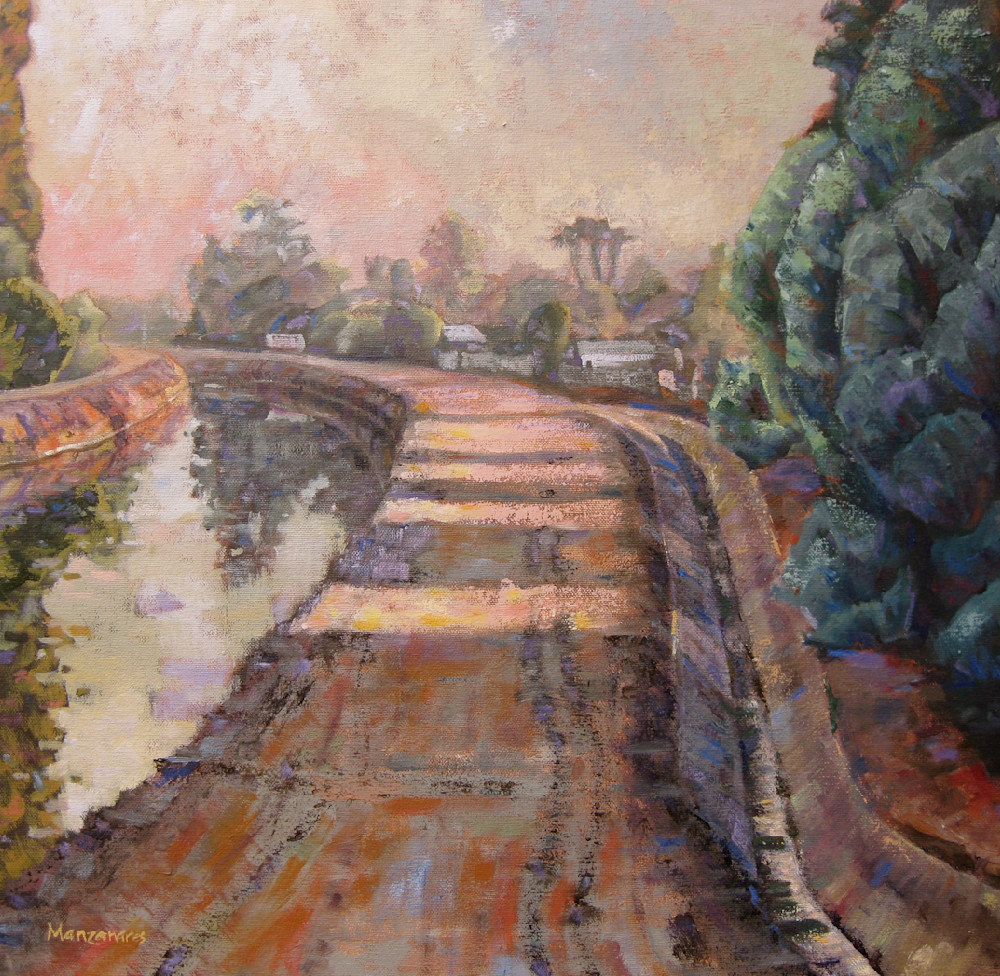 open edition print of Grand Canal at 15th Ave by artist Kris Manzanares