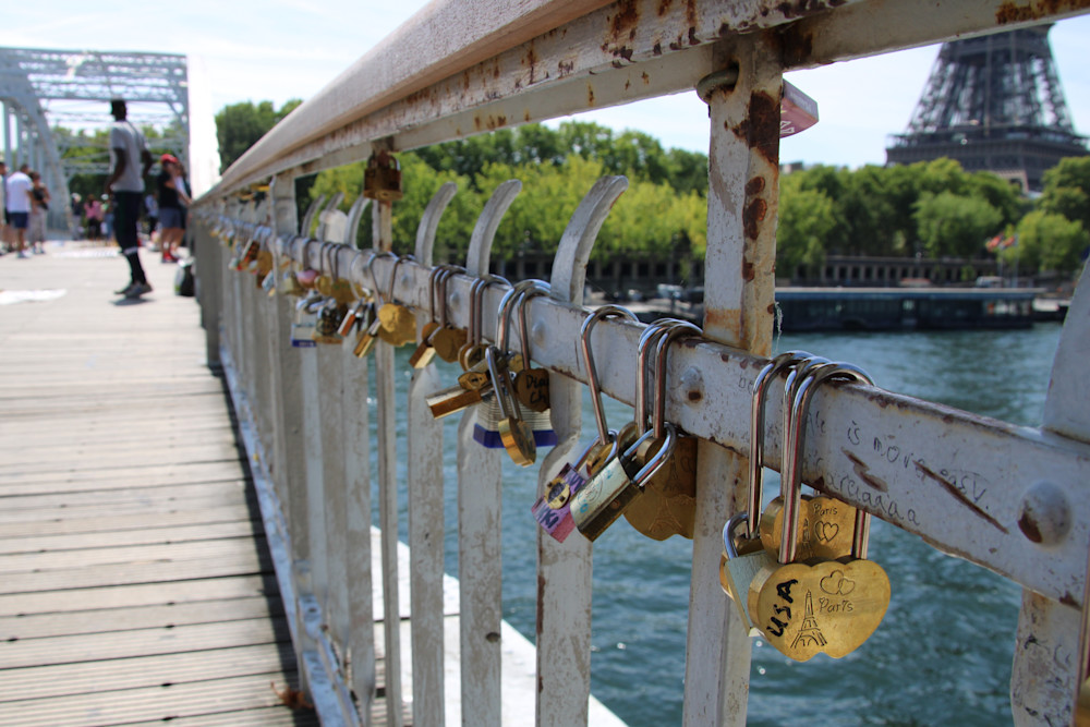 Love Lock Bridge Paris Photography Art | Sam Gilliss | Visual Arts