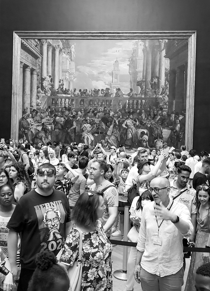 Waiting The Louvre Photography Art | Sam Gilliss | Visual Arts