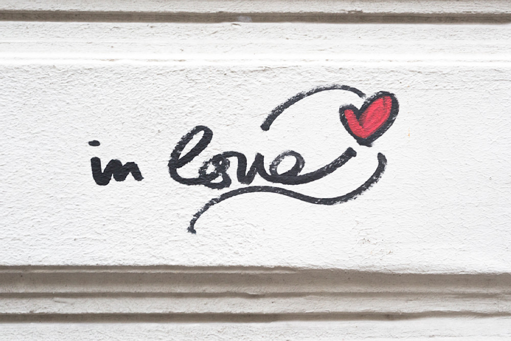 Paris Street Art In Love