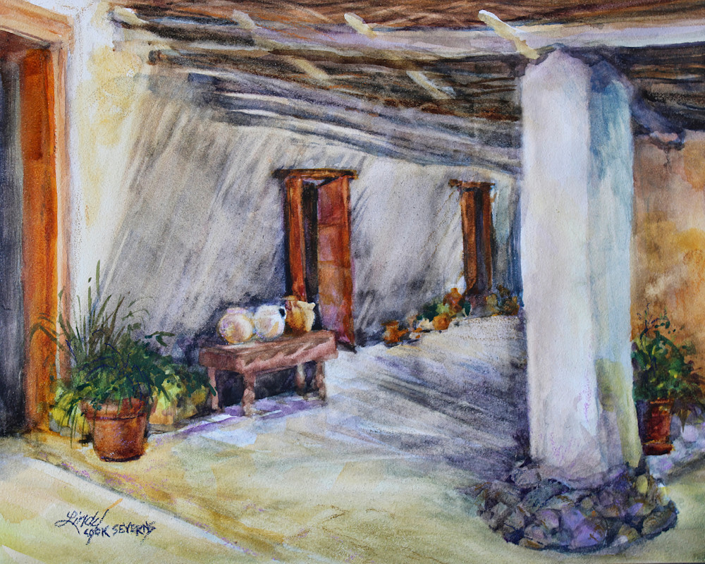 Sanctuary In The Shade, Print Art | Lindy Cook Severns Art