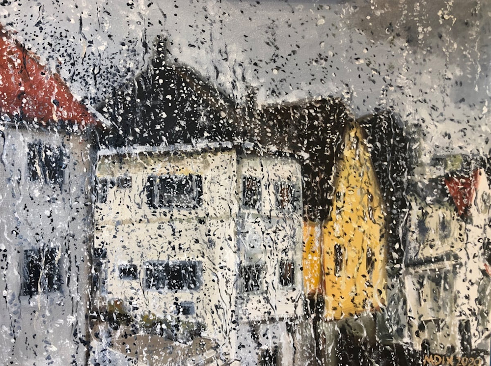 Rainy Norwegian Morning Art | Monica Dix