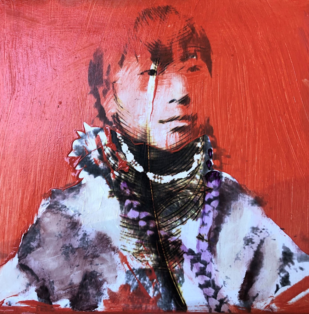 Inuit Woman In Red Art | anniedecamp