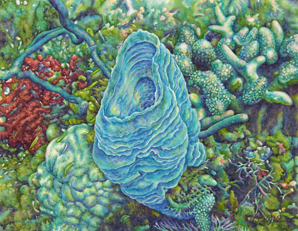 Blue Wail Art | Juliet Thorburn