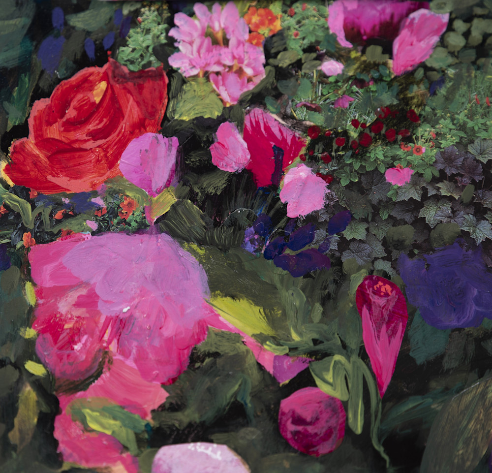 Pink Flowers Art | Sunshine Art Napa