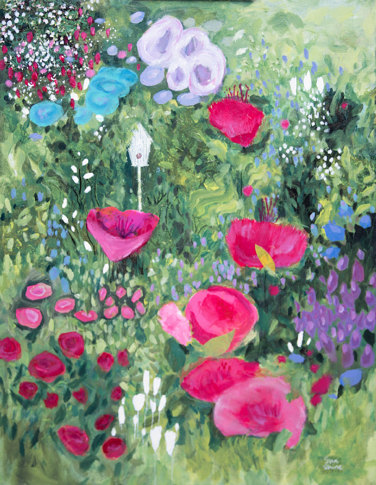  Garden Birdhouse Art | Sunshine Art Napa