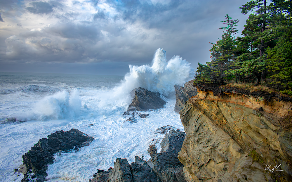 Oregon Coast Wave Color Photograph for Sale as Fine Art