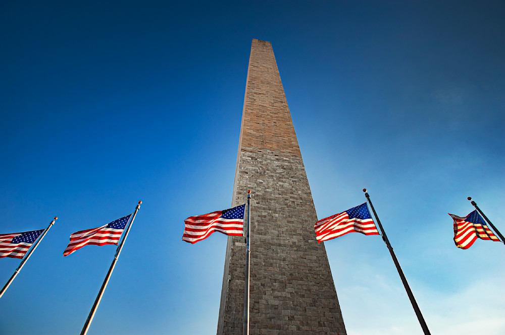 Washington Monument Flags