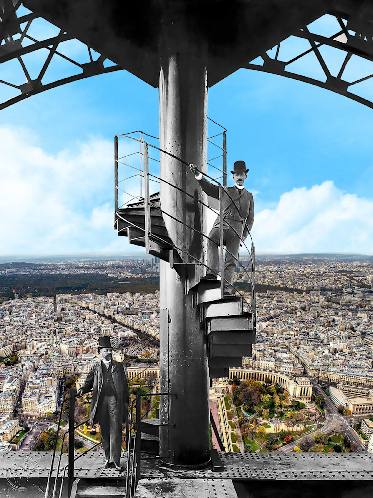 Eiffel Tower Under Construction 1888 Art | Mark Hersch Photography