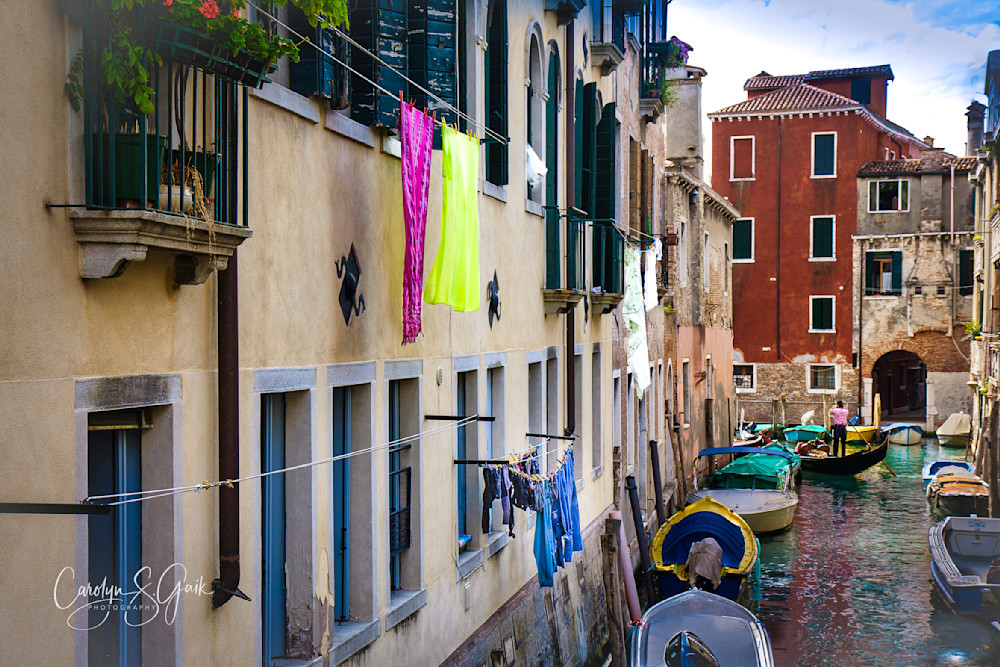  Laundry Day In Venice, Italy Photography Art | Photo Art By Carolyn 