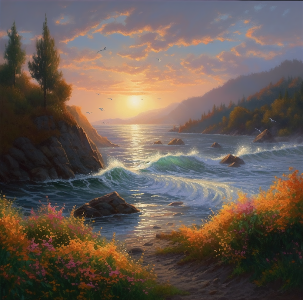 Lincoln City Beach  Art | Drew Slack Fine Art