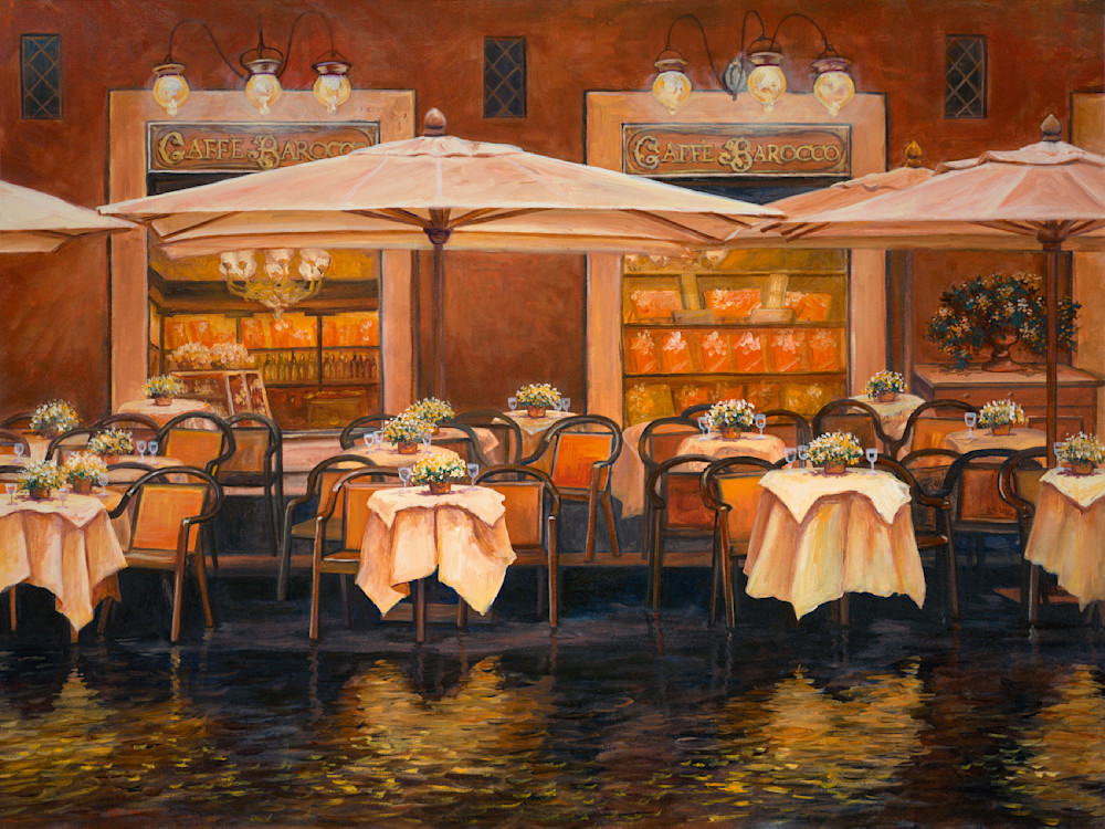 Cafe Barocco Art | Oilartist - Haeffele Fine Art