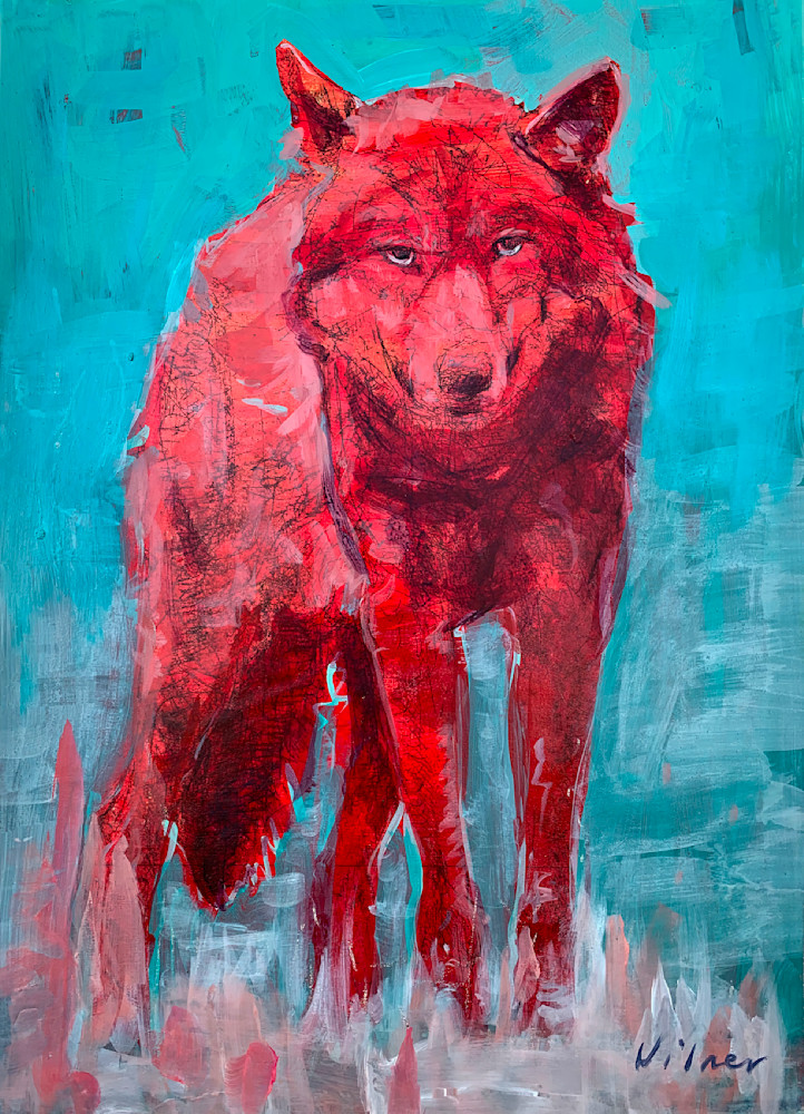 Red Wolf Art | Amanda Wilner Art