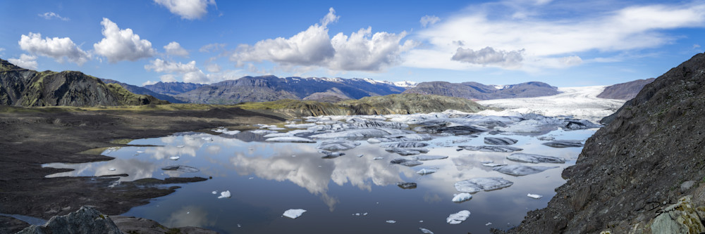 Hoffellsjökull Glacier Lagoon, Southern Region, Iceland Photography Art | Dave Sansom Photography