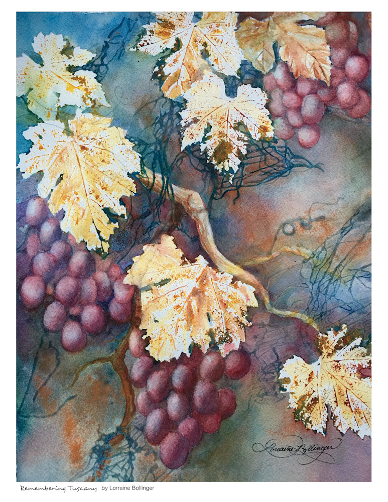 “Tuscan Vines” Art | lorrainebollinger