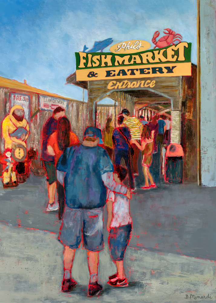 Phil S Fish Market  Art | B. Minardi Studio