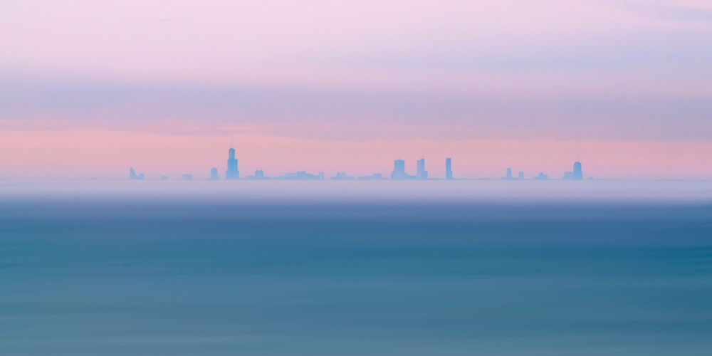"Chicago's Morning Blues" | Fine Art Photography by Dennis Caskey