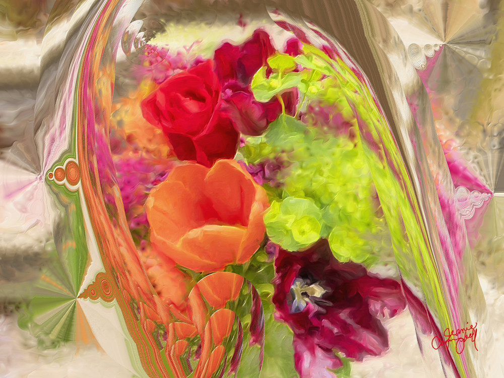 Flowers Grow Beauty Art | Jeanie Campbell