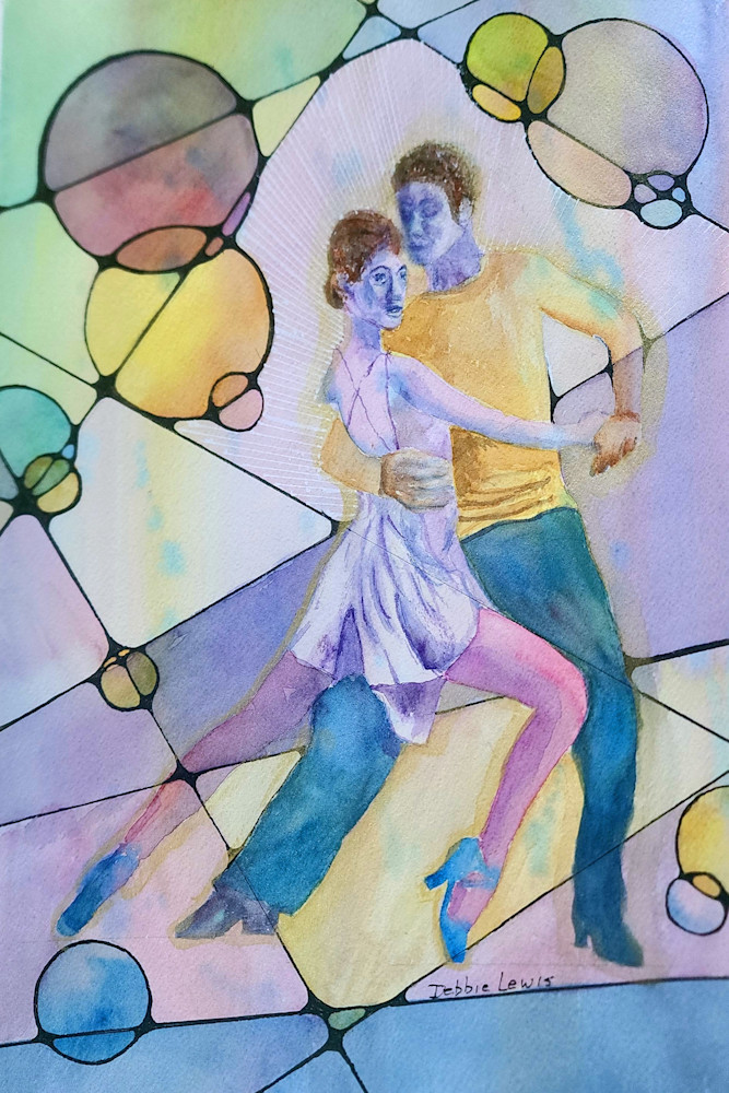 Dancing The Night Away Art | Debbie Lewis Watercolors