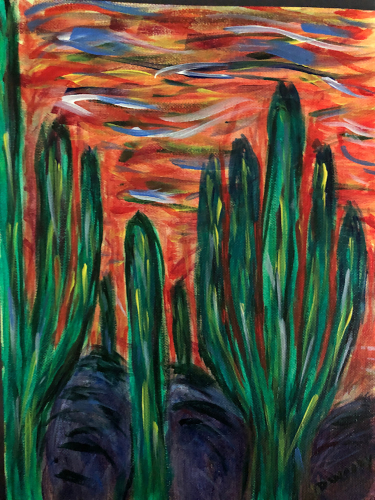 Desert Sunset Art | dianawoody