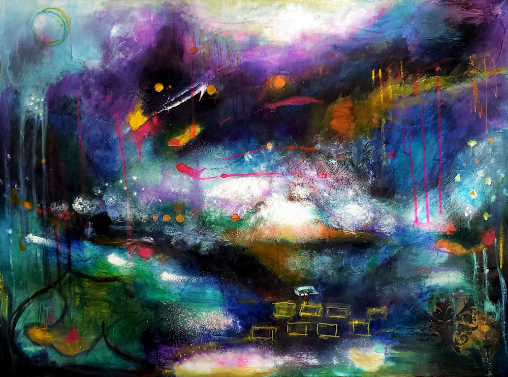 Hidden Worlds Print Art | The Mysterious Domain: Alyne Whiteswan Art