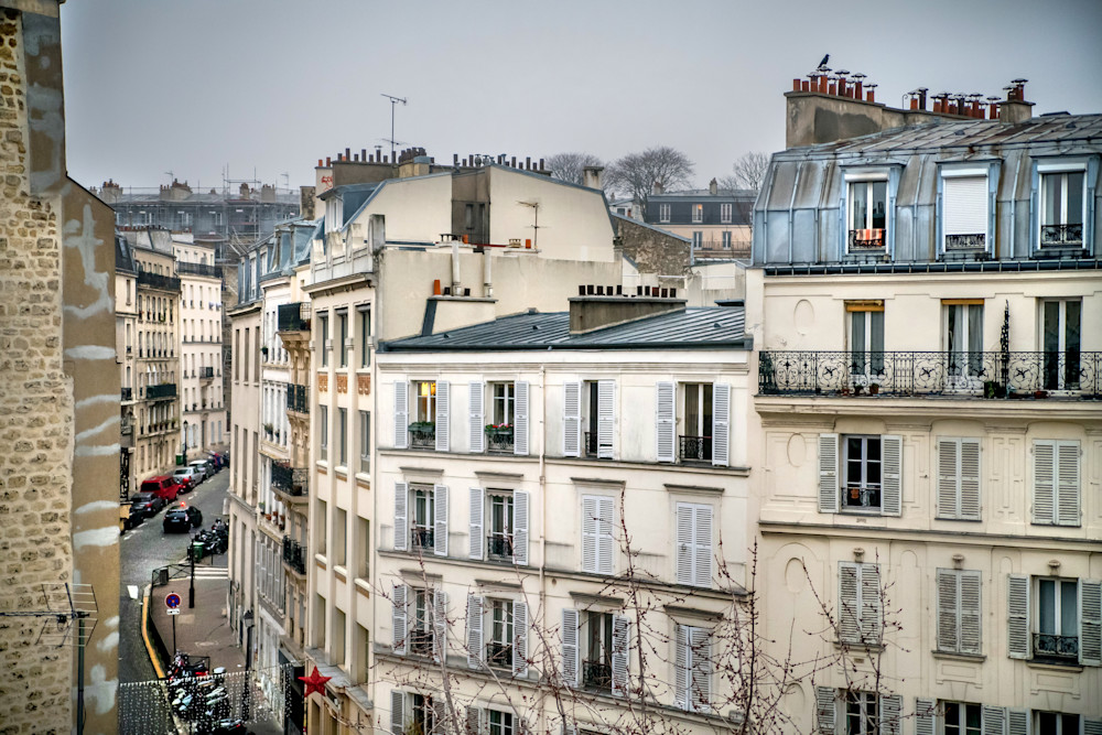 Paris Montmartre Rooftops Photography Art | Eric Reed Photography