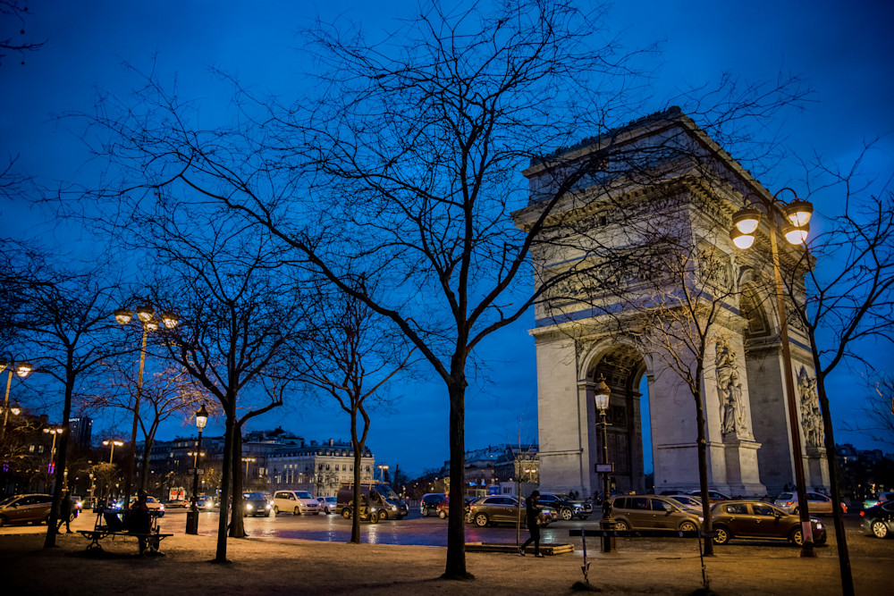 Paris Arc Du Triumph Night Photography Art | Eric Reed Photography