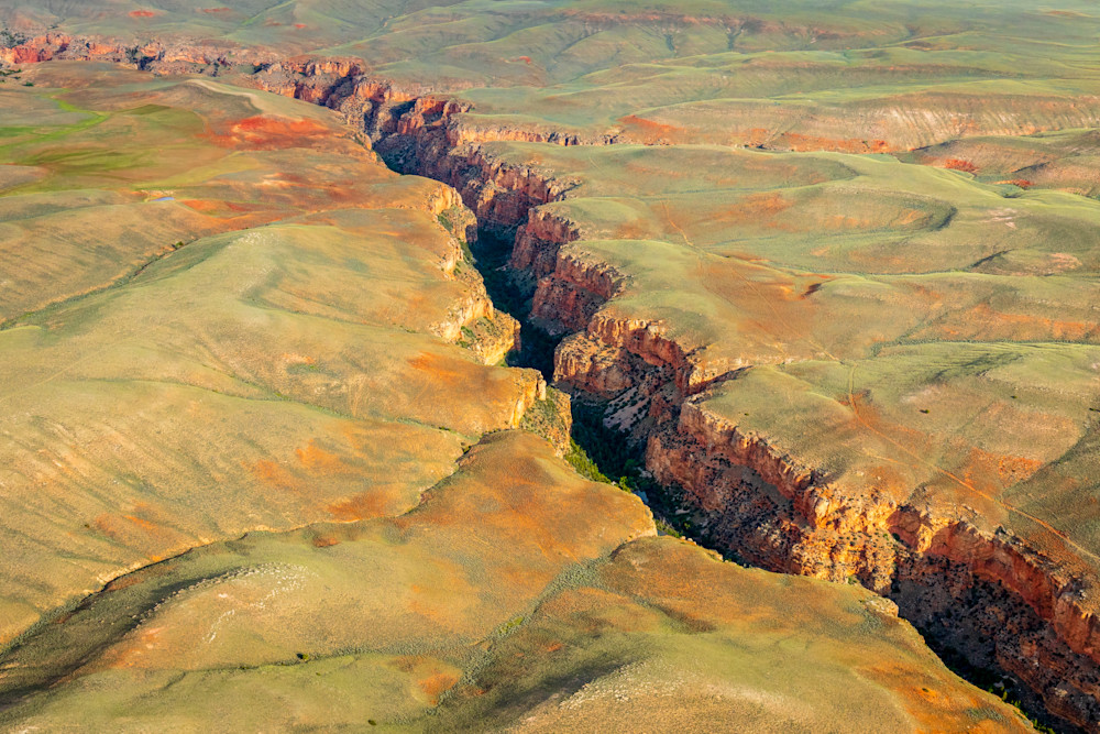 "From Above, Nature's Majesty: Aerial Glimpses Of Devils Canyon's Pristine Wilderness" Photography Art | D. Robert Franz Photography