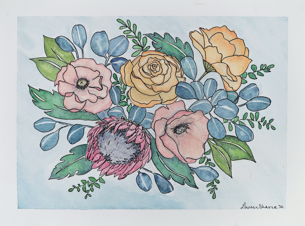 Modern Florals 1 Art | Just A Lauren
