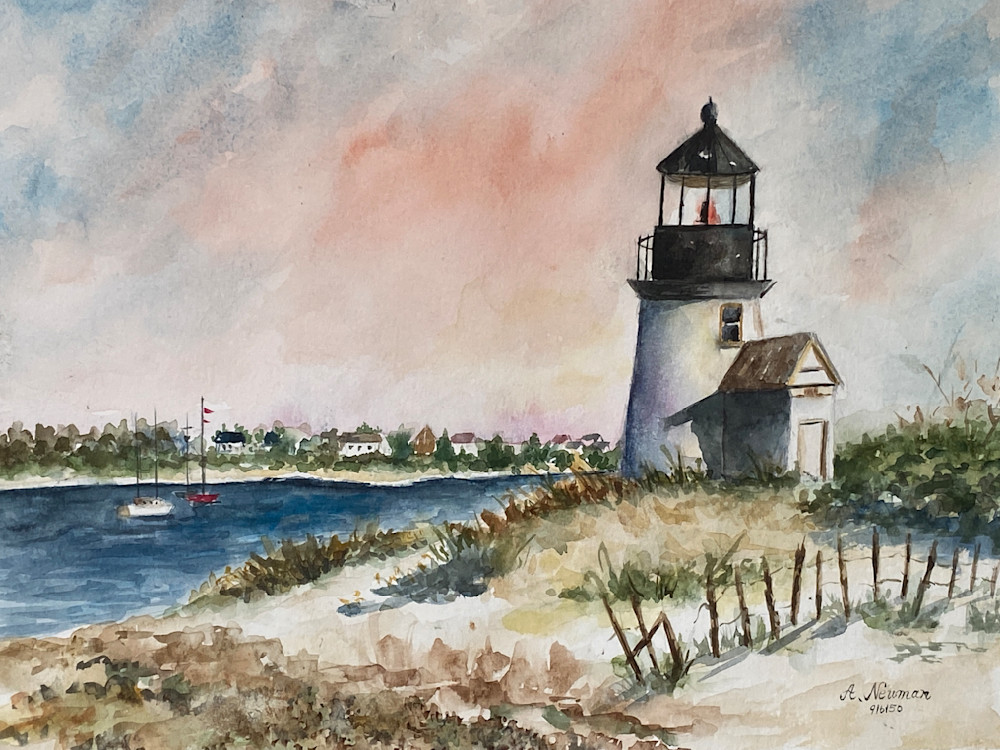 Brant Point Lighthouse,  Nantucket Art | Arlene Newman Designs