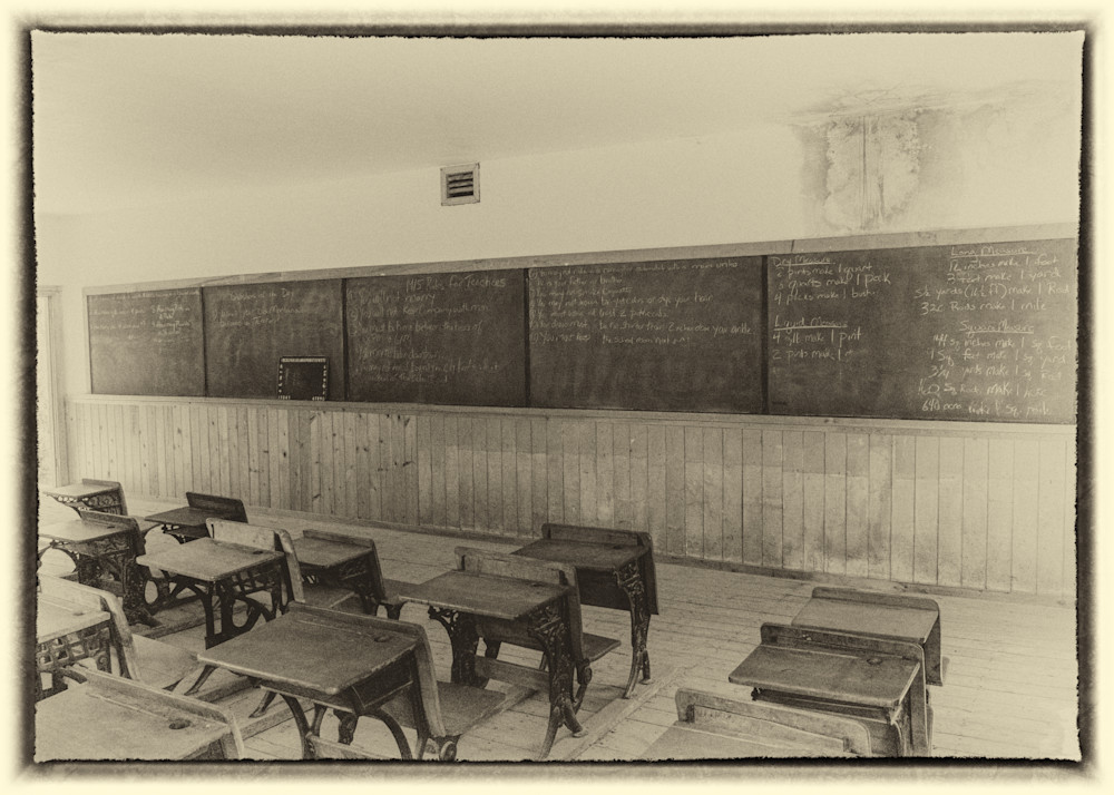 Old School Room – Bannack, Mt Photography Art | LightScapeImagery.com