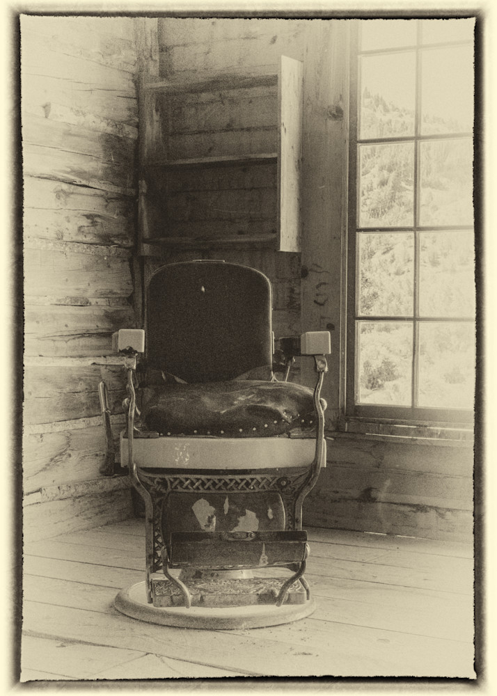 Barber's Special Today – Haircut And Shave – Bannack, Mt Photography Art | LightScapeImagery.com