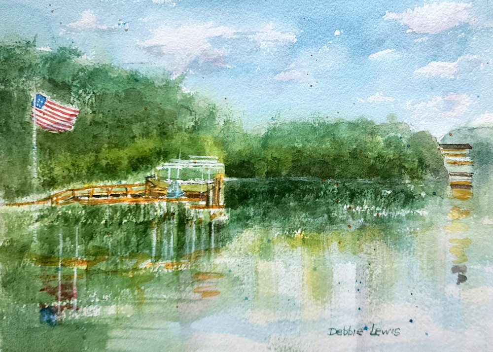 Looking At Stevenson Creek Art | Debbie Lewis Watercolors