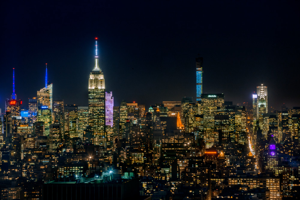 Manhattan Skyline At Twilight Photography Art | David Joseph Fine Art