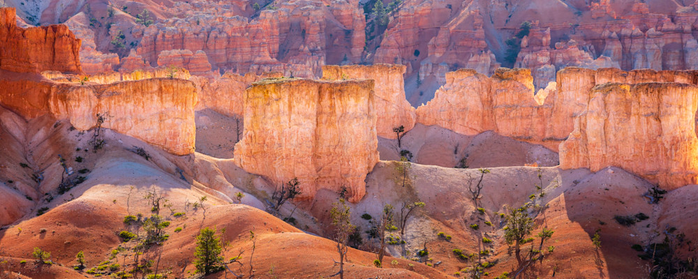 "Hues Of Solitude: Immersed In The Warm Glow Of A Lesser Known Bryce Canyon" Photography Art | D. Robert Franz Photography