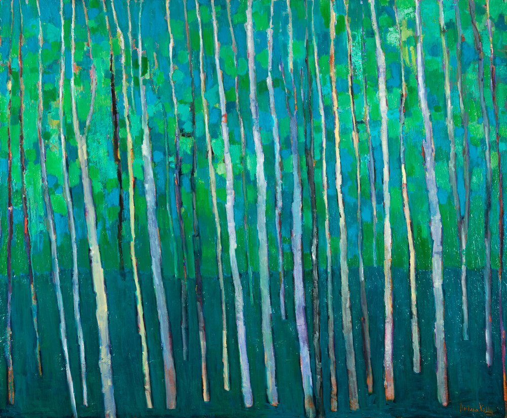 Green Forest Art | Andrea kelly Fine Arts