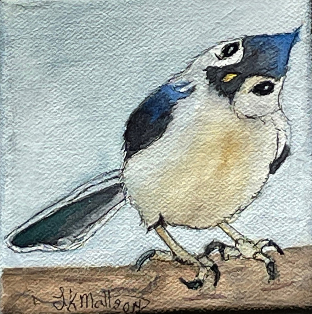 Little Blue Bird Art | lynneamattson