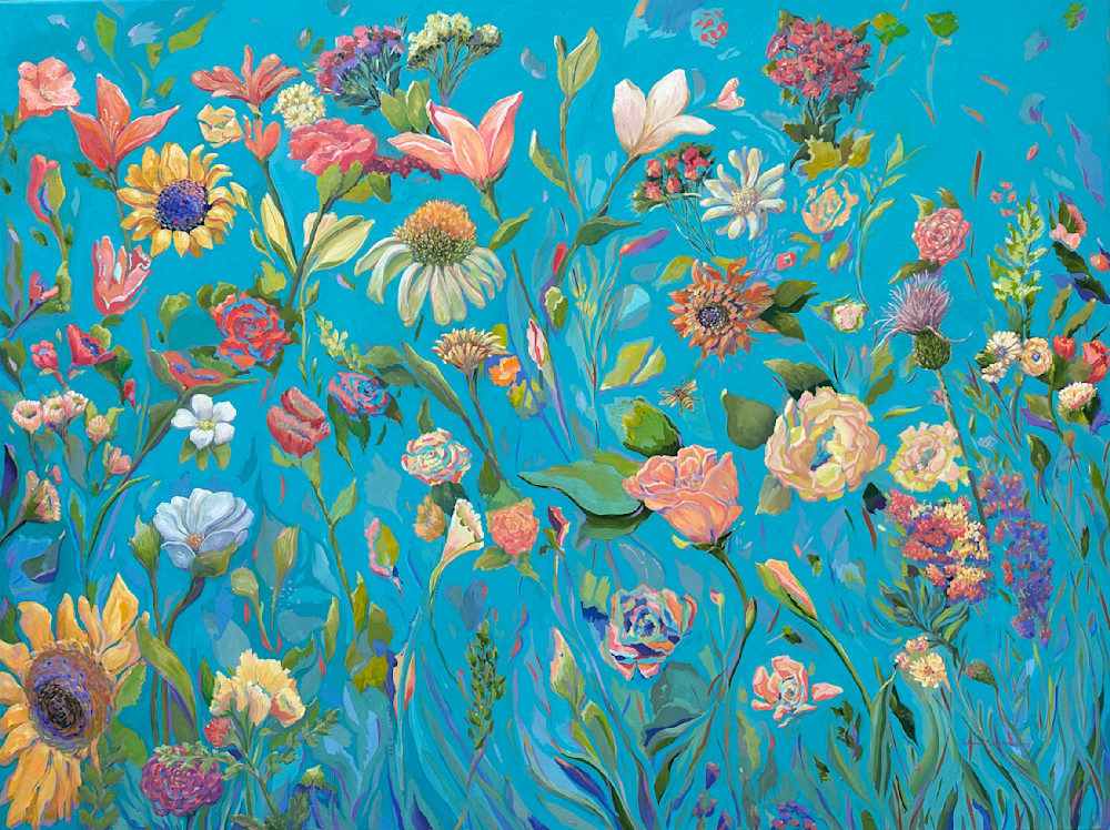 Joy Shared Blooms  Art | Rebecca Pelley McWatters, Studio Artist