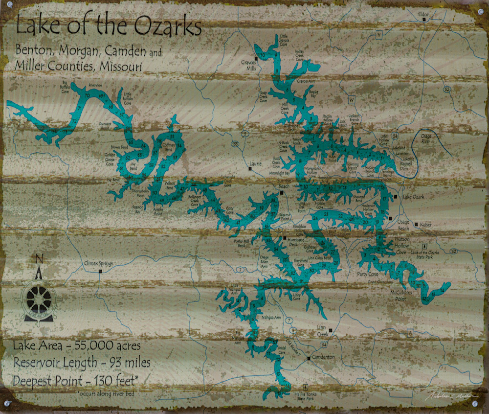 Lake Ozark Map