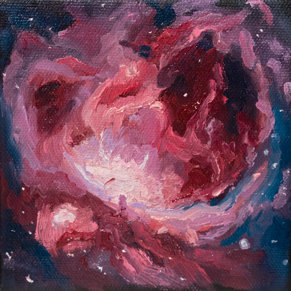 Orion Nebula Abstract Galaxy Painting