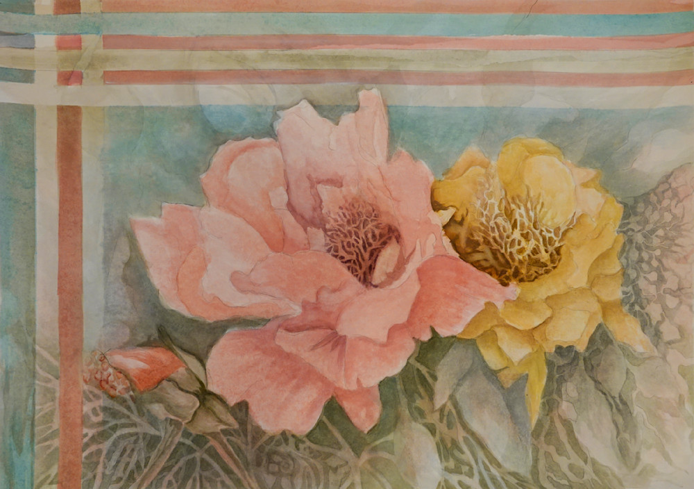 Flowers And Stripes Art | Ruth Westreich 